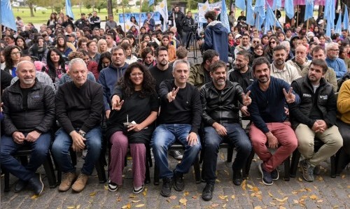 Bianco y Larroque lanzaron un nuevo espacio político para respaldar la conducción de Kicillof