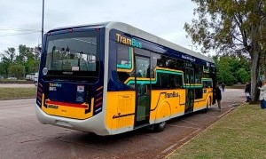 El Trambus inició su prueba piloto en la Ciudad de Buenos Aires