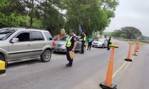 Villa Gesell: Marinucci y Barrera encabezaron un mega operativo de educación vial