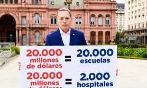 Gray cuestionó el préstamo que pidió Caputo y Milei