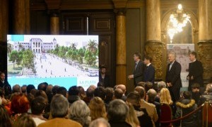 La Plata: los detalles del proyecto de renovación de la plaza San Martín que presentaron Alak y Kicillof