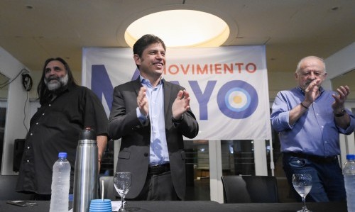Kicillof participó del plenario de cierre de año del Movimiento Mayo
