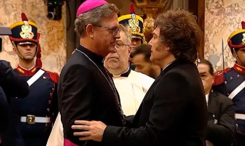 Tedeum por el 25 de Mayo: García Cuerva apuntó contra Milei por la situación social argentina
