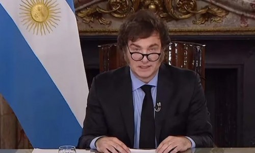 Milei cargó contra el Congreso en cadena nacional